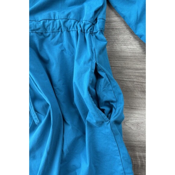 Brobe Womens Teal Blue Surgery Recovery Robe Soft Size L - Picture 3 of 6